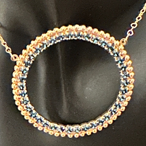 Sabika Global Color Circle Statement Necklace - Picture 3 of 12